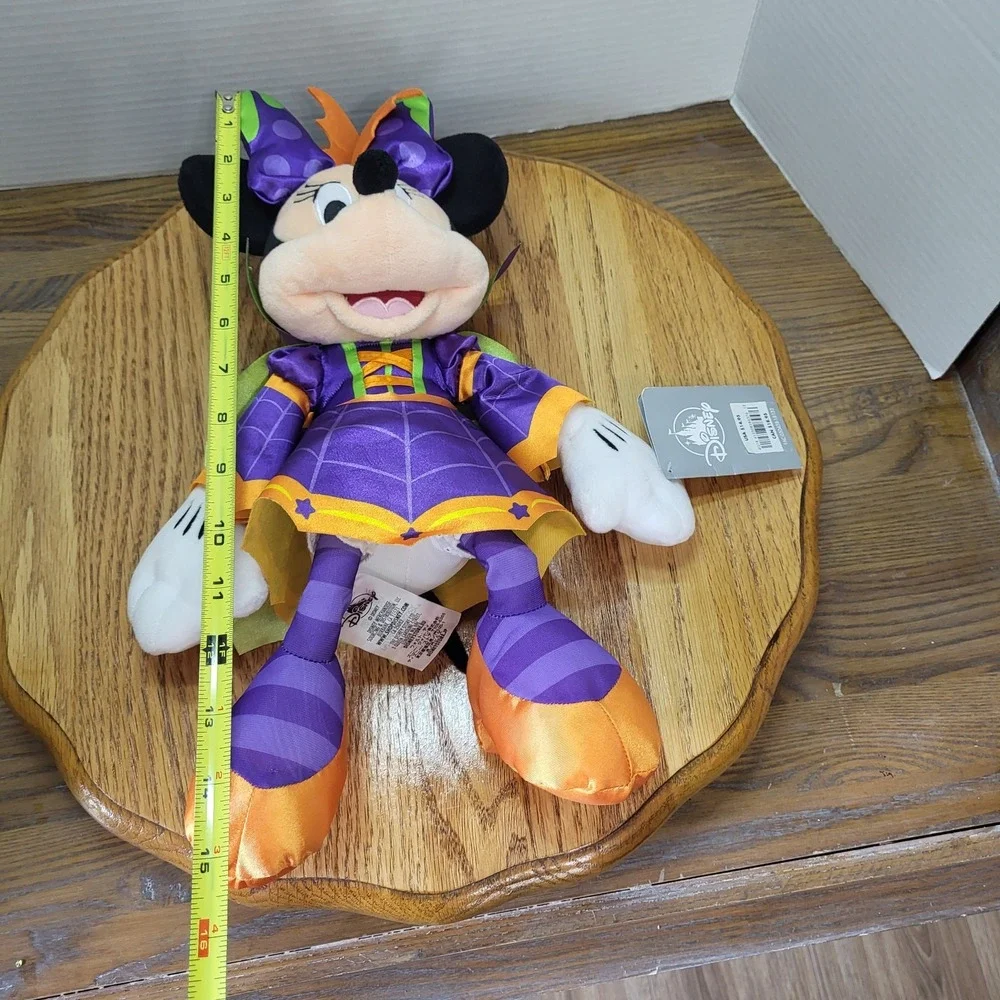 NWT Disney Store Plush Minnie Mouse Halloween Vampire Stuffed Animal Toy 15